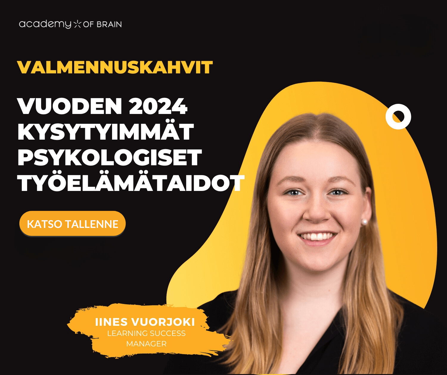 Valmennuskahvit - vuoden 2024 kysytyimmät psykologiset työelämätaidot
