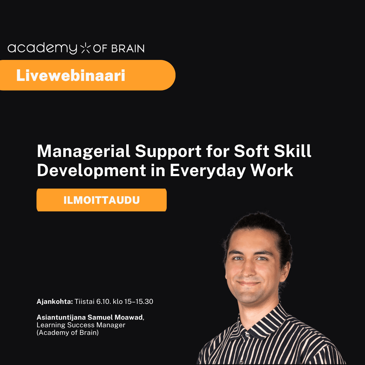 Webinaari Managerial Support for Soft Skill Development in Everyday Work