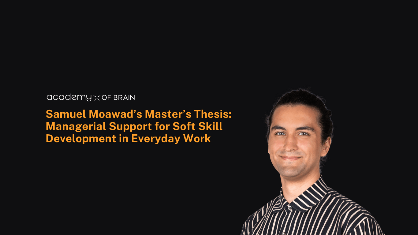 Samuel Moawad’s Master’s Thesis Managerial Support for Soft Skill Development in Everyday Work