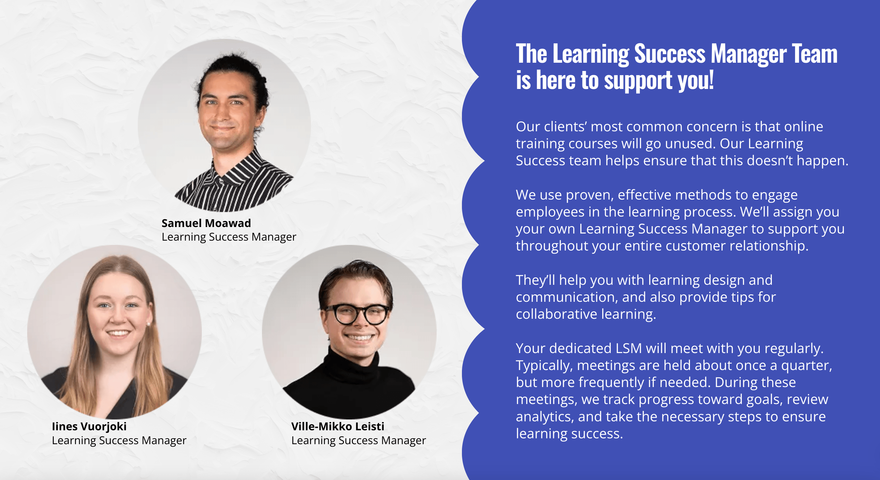 Learning Success Management supports your platform launch Learning Success Management supports your platform launch